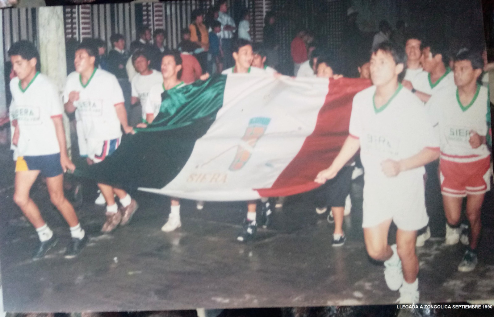 Llegada a Zongolica · septiembre 1990